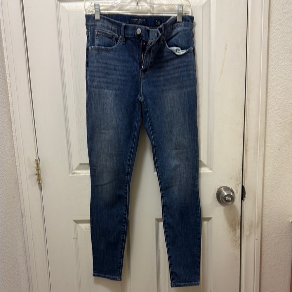 Lucky Brand Blue Skinny Jeans Versatile Style